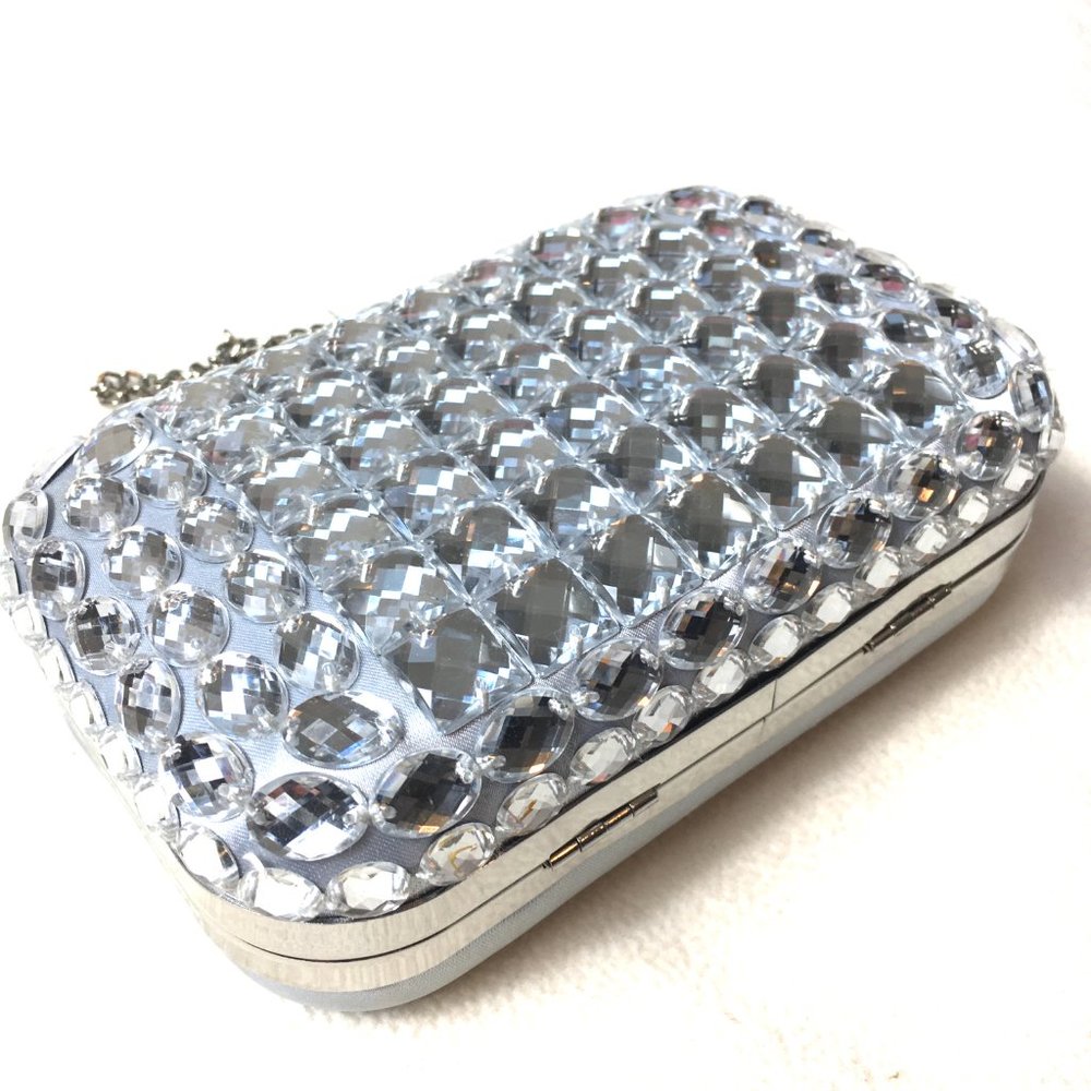 Jeweled Crossbody Clutch Purse